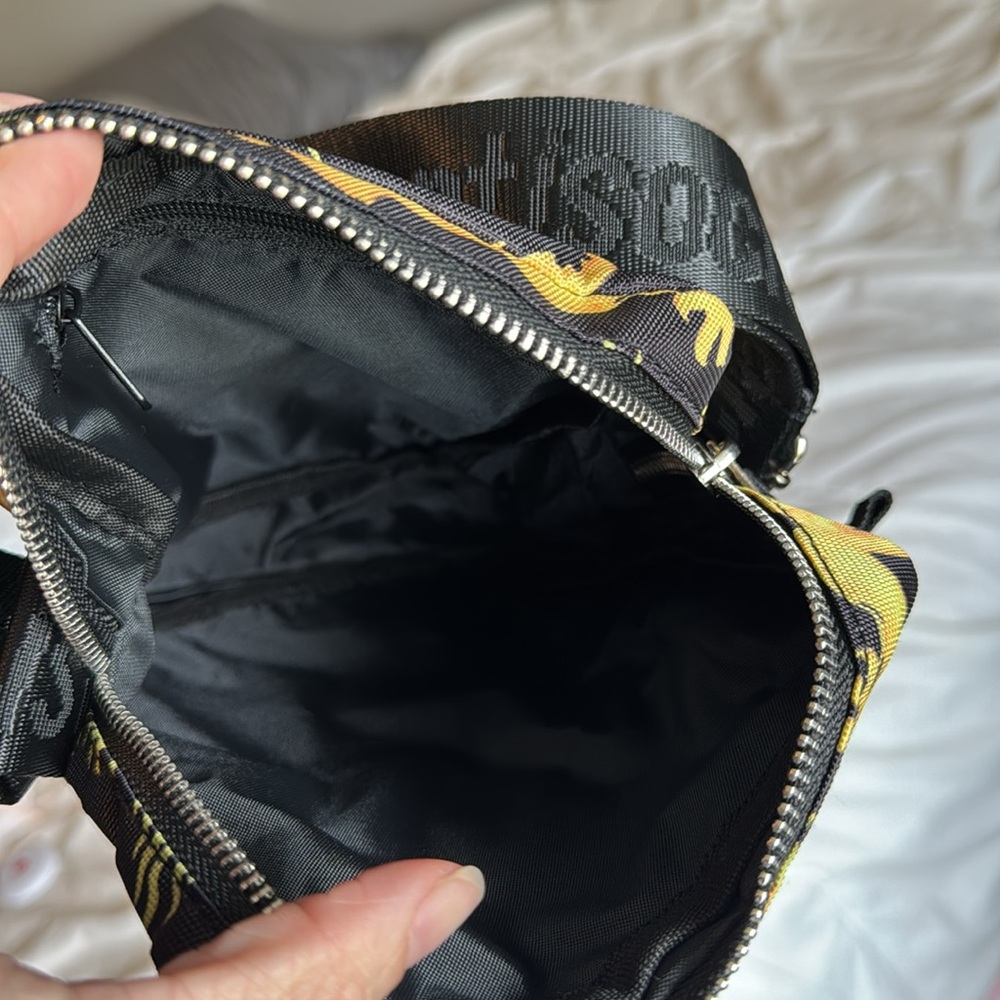NWT Anti Social Social Club Black and Yellow Belt Bag - Picture 3 of 3